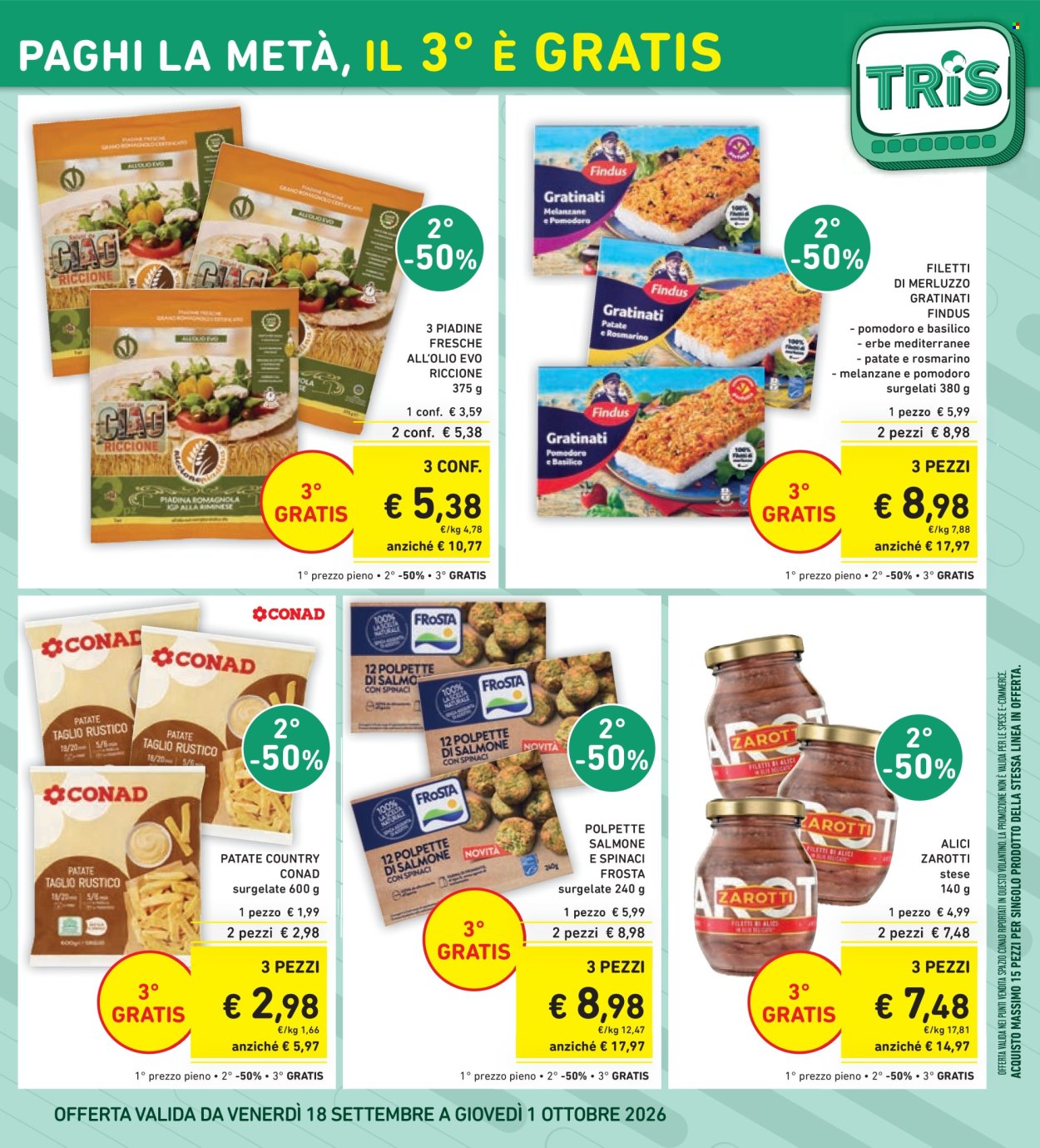 Volantino Spazio Conad - 18/9/2026 - 1/10/2026. Pagina 9