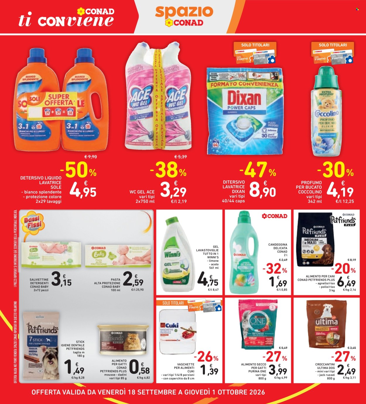 Volantino Spazio Conad - 18/9/2026 - 1/10/2026. Pagina 40