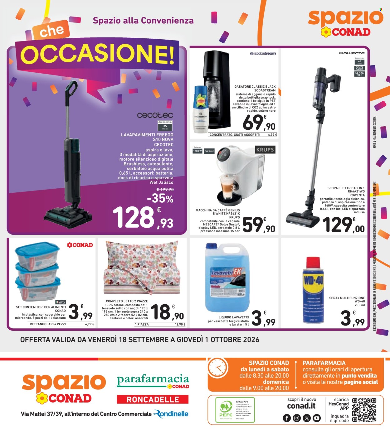 Volantino Spazio Conad - 18/9/2026 - 1/10/2026. Pagina 45