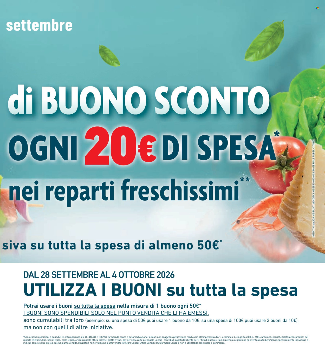 Volantino Conad Superstore - 18/9/2026 - 1/10/2026. Pagina 3