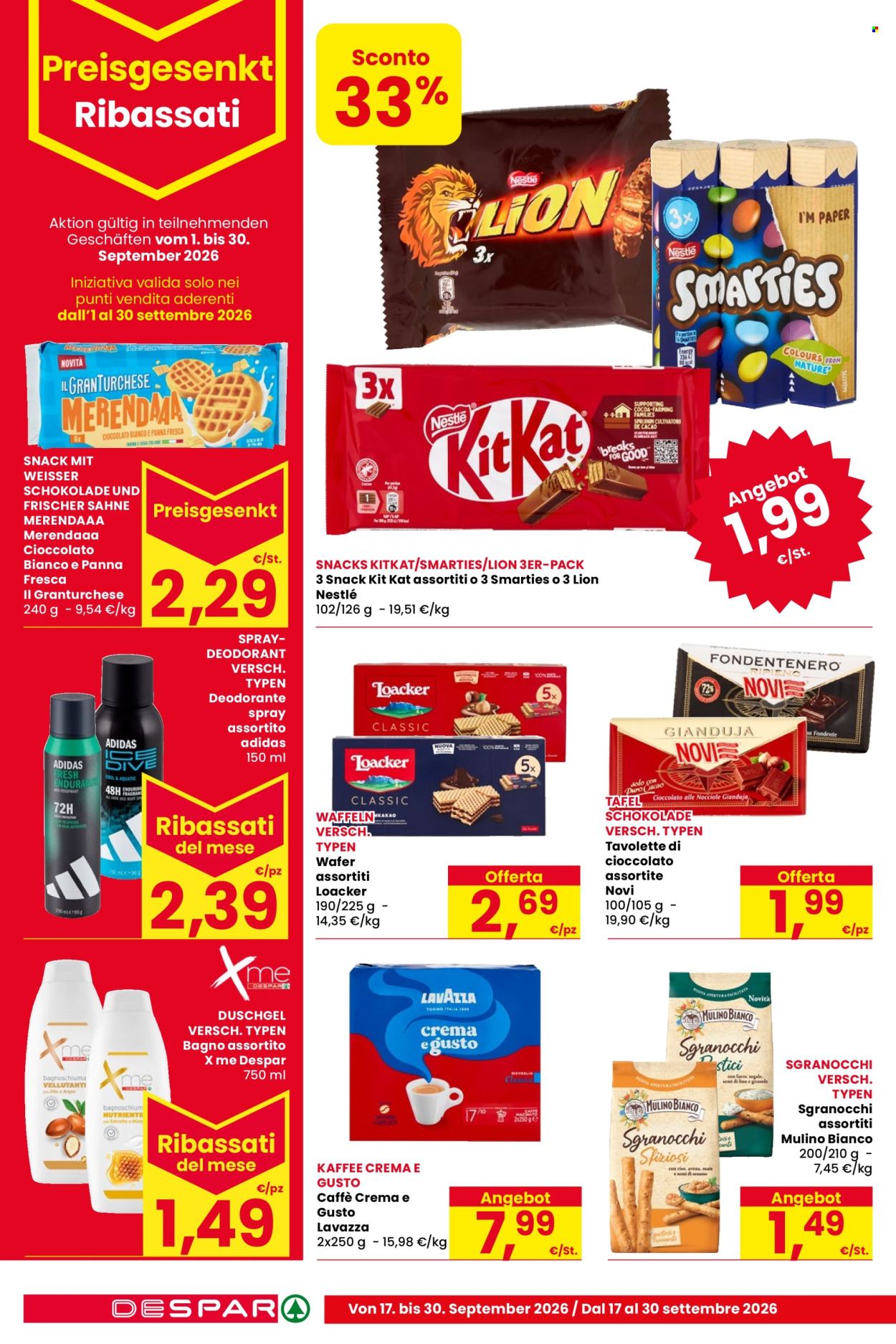 Volantino Despar - 17/9/2026 - 30/9/2026. Pagina 16