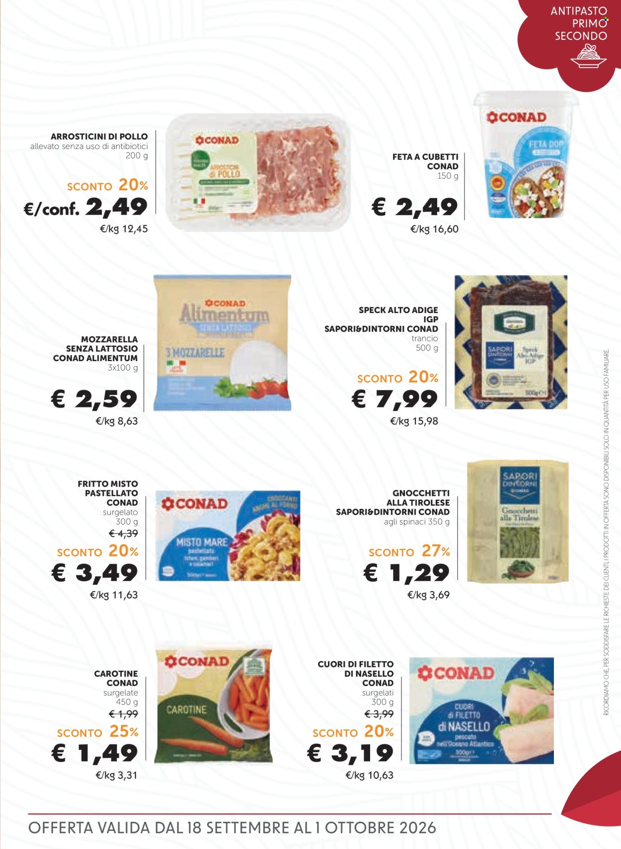 Volantino Conad - 18/9/2026 - 1/10/2026. Pagina 11