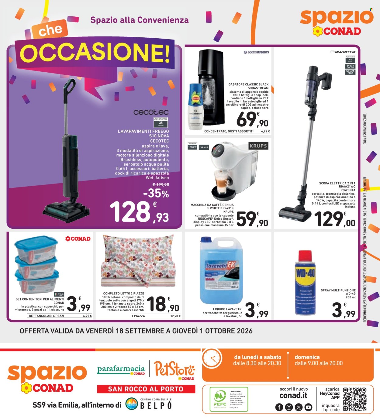 Volantino Spazio Conad - 18/9/2026 - 1/10/2026. Pagina 45