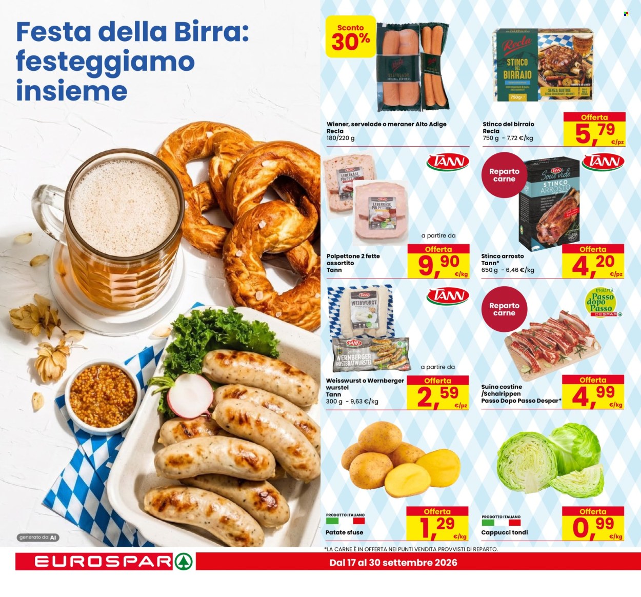 Volantino Eurospar - 17/9/2026 - 30/9/2026. Pagina 10