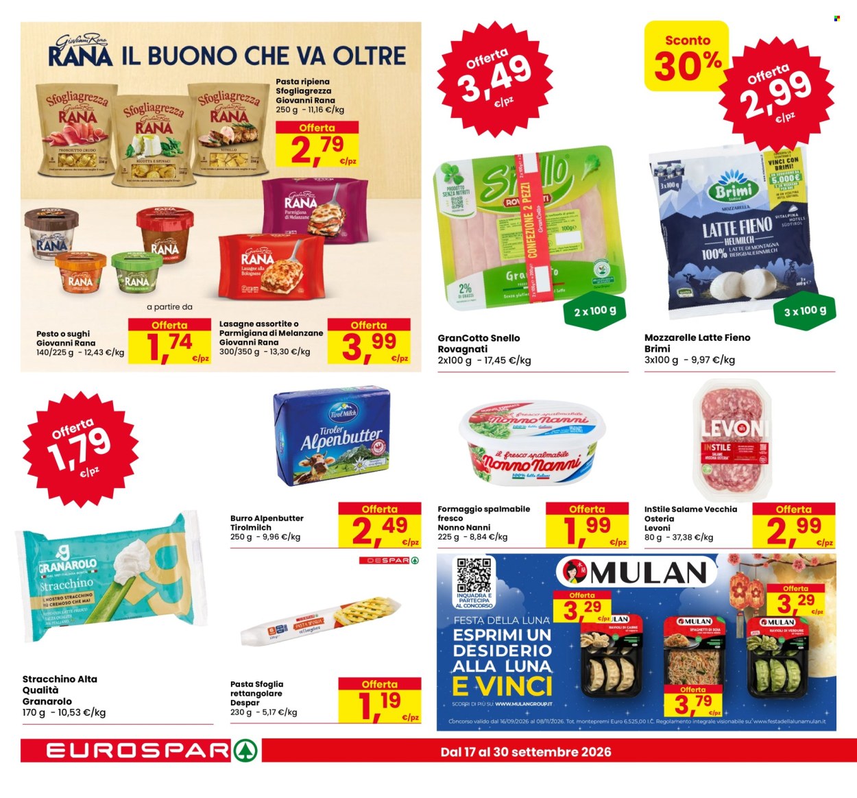 Volantino Eurospar - 17/9/2026 - 30/9/2026. Pagina 14