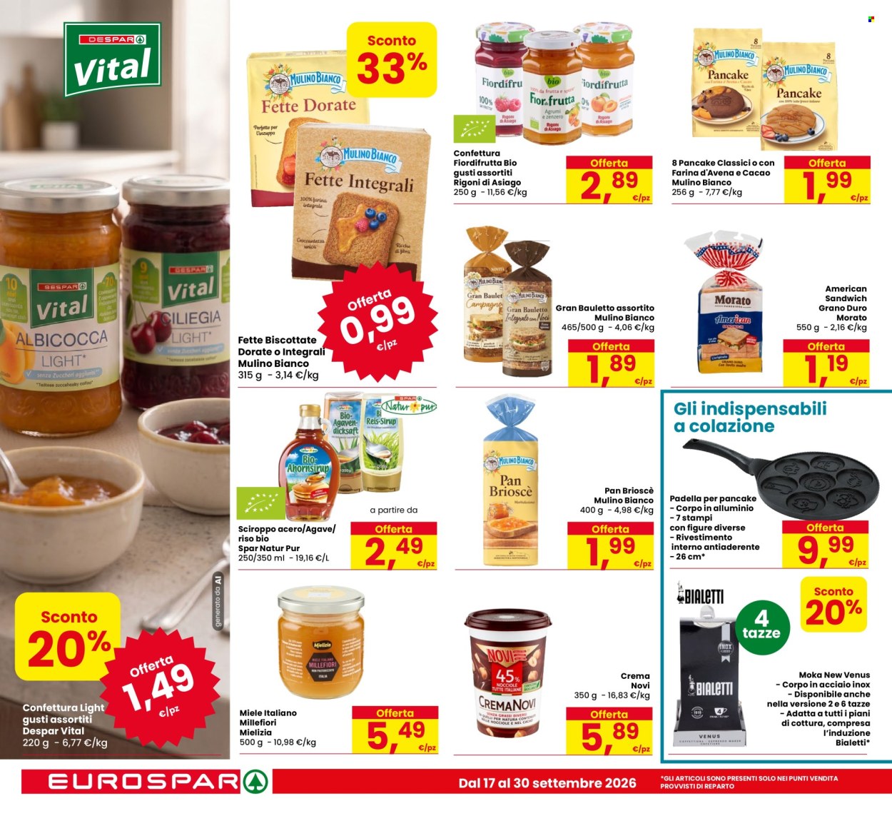 Volantino Eurospar - 17/9/2026 - 30/9/2026. Pagina 18