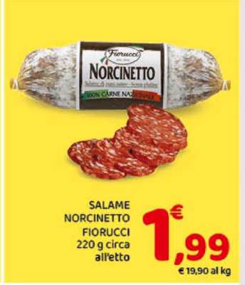 Salame Norcinetto Fiorucci