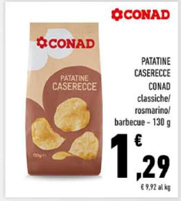 Patatine Caserecce Conad