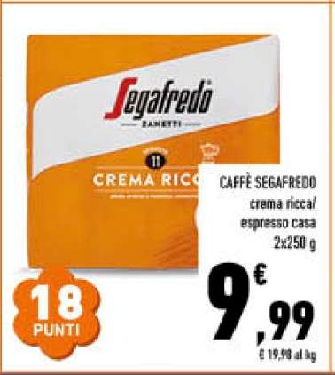CAFFÈ SEGAFREDO crema ricca/espresso casa 2x250 g