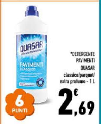 DETERGENTE PAVIMENTI QUASAR