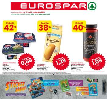 Volantino Eurospar - 17/9/2026 - 30/9/2026.