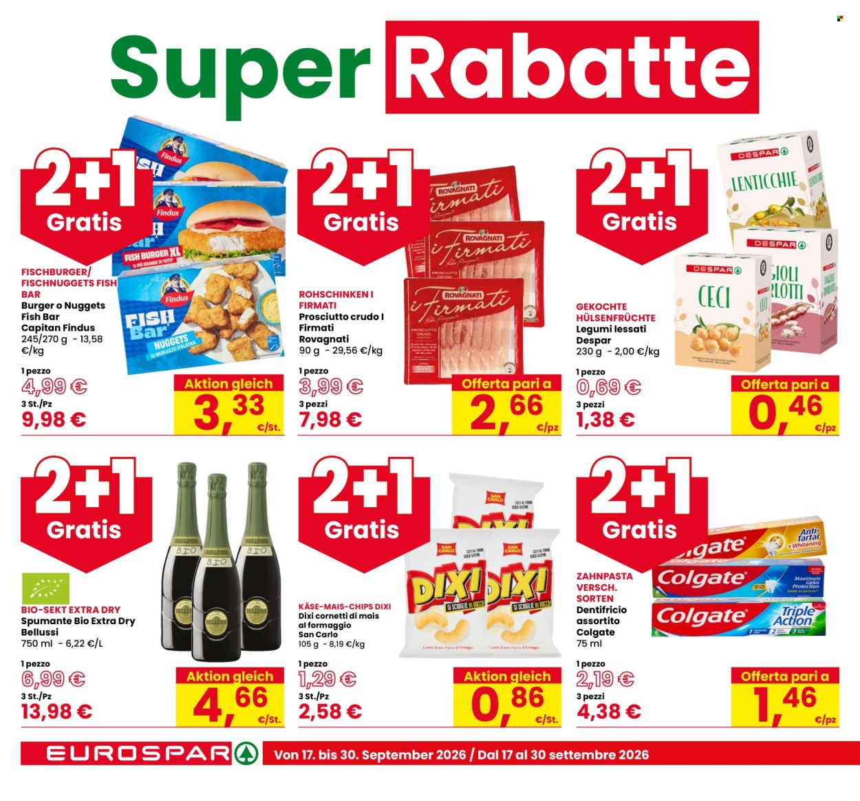Volantino Eurospar - 17/9/2026 - 30/9/2026. Pagina 4