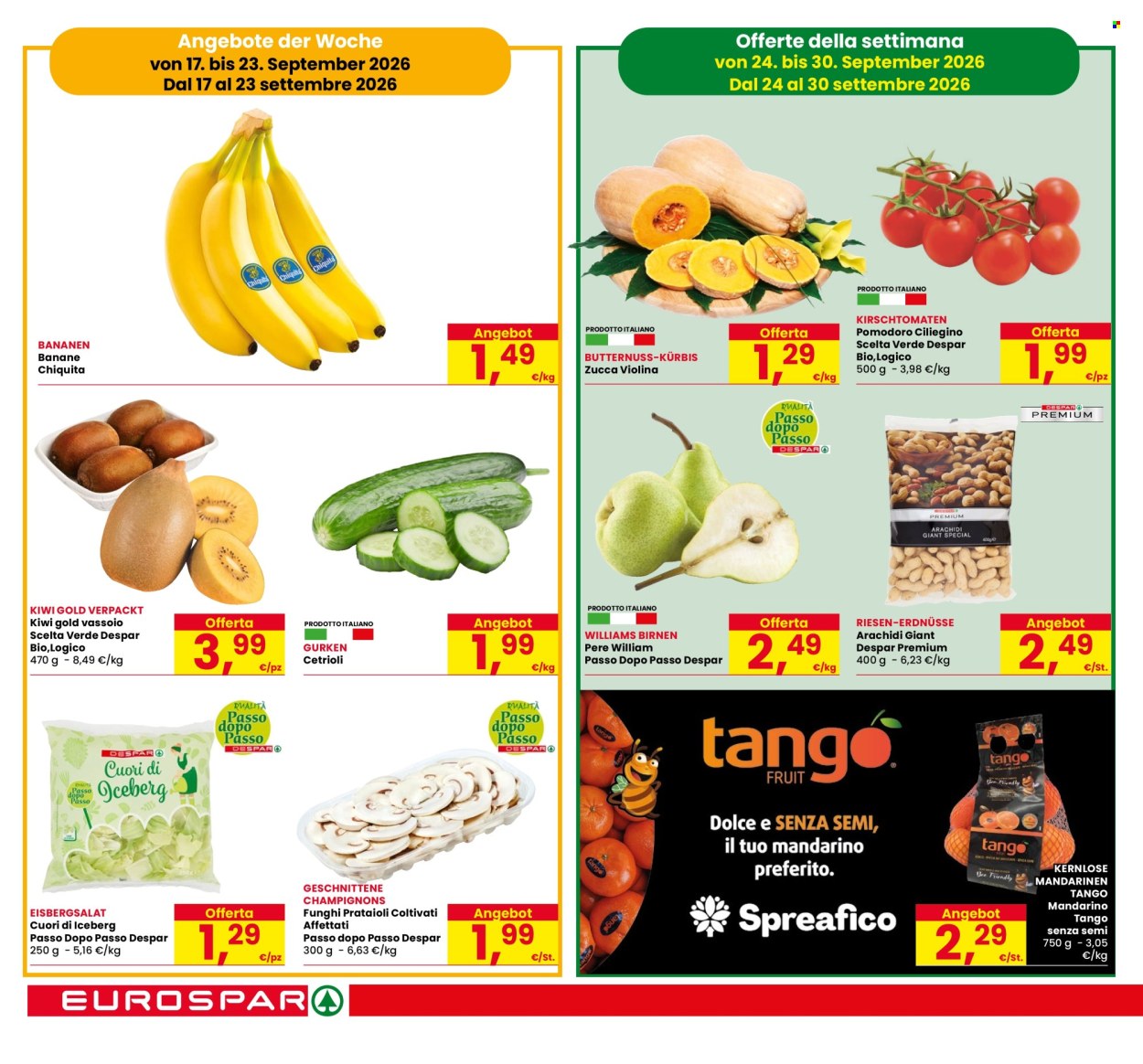 Volantino Eurospar - 17/9/2026 - 30/9/2026. Pagina 6