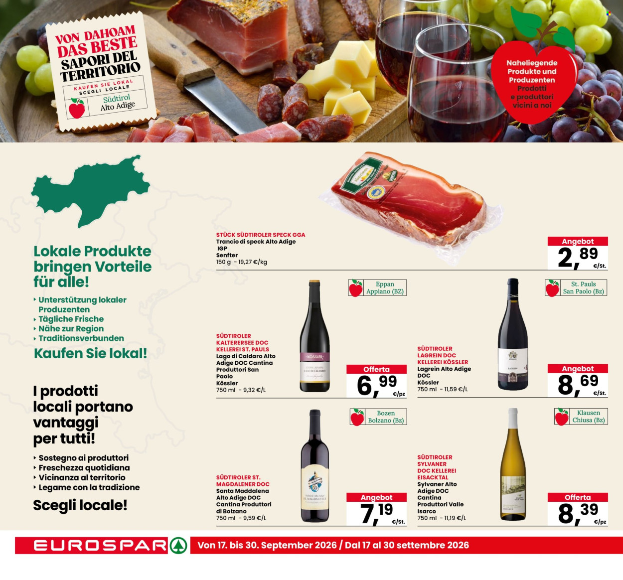 Volantino Eurospar - 17/9/2026 - 30/9/2026. Pagina 12