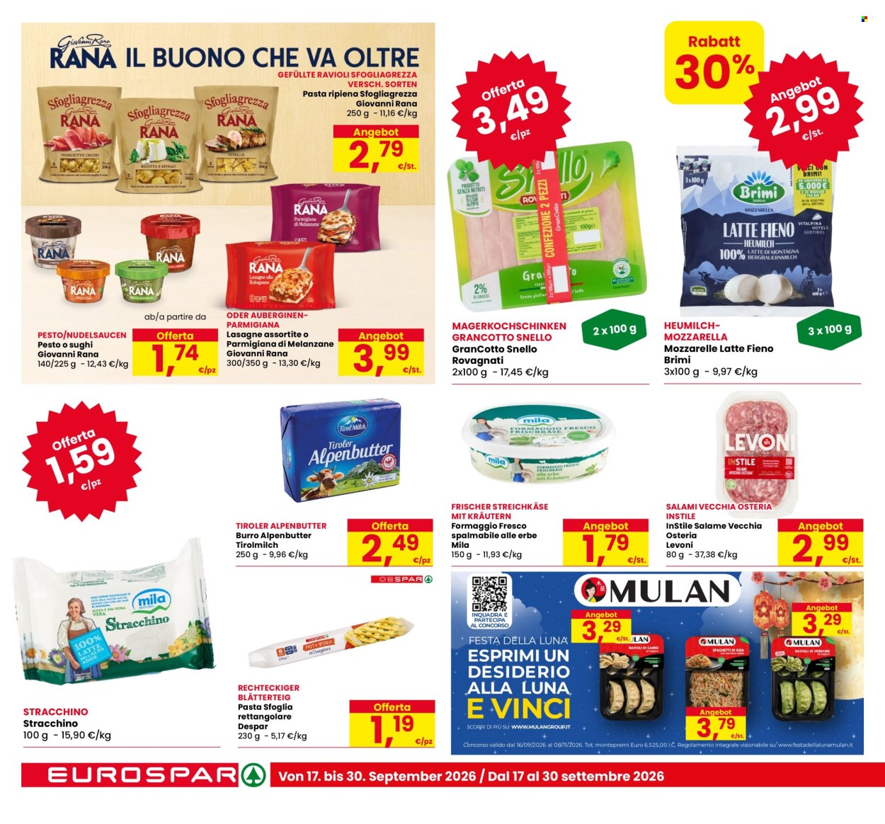 Volantino Eurospar - 17/9/2026 - 30/9/2026. Pagina 14
