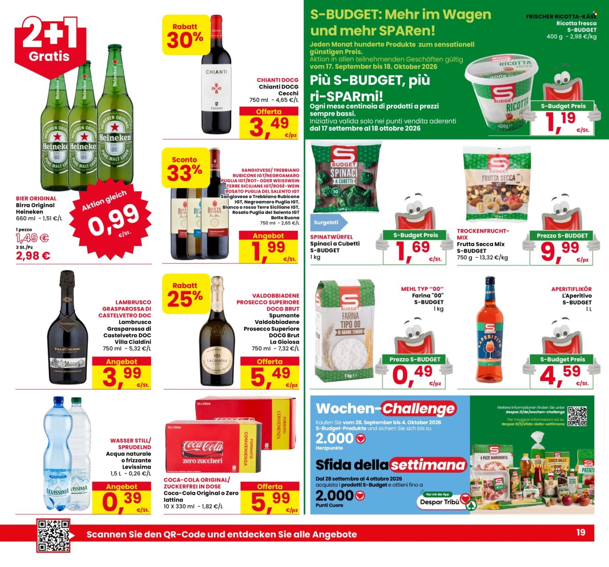 Volantino Eurospar - 17/9/2026 - 30/9/2026. Pagina 19
