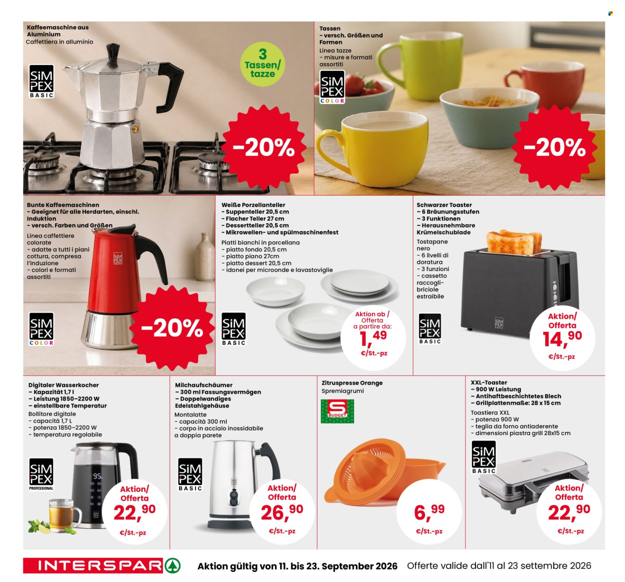 Volantino Interspar - 11/9/2026 - 23/9/2026. Pagina 2