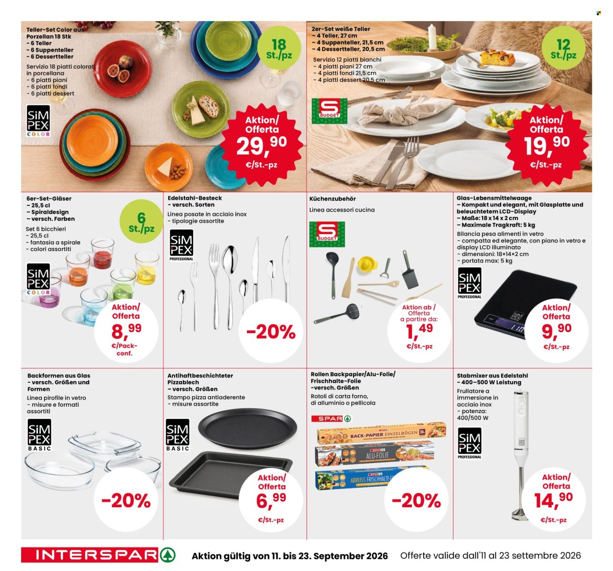 Volantino Interspar - 11/9/2026 - 23/9/2026. Pagina 4