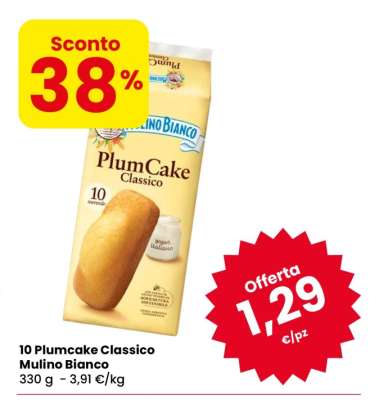 10 Plumcake classico Mulino Bianco