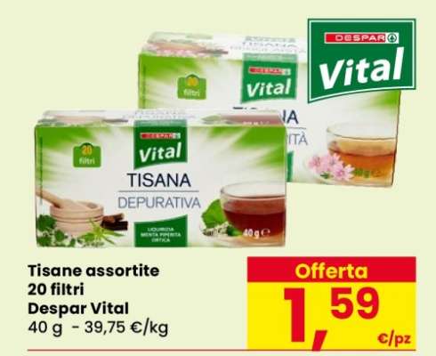 Tisane assortite 20 filtri