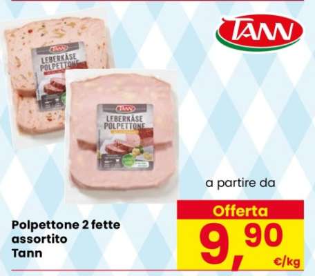 Polpettone 2 fette assortito