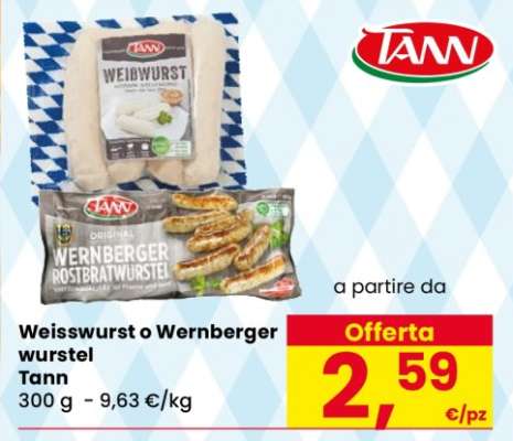 Weisswurst o Wernberger wurstel