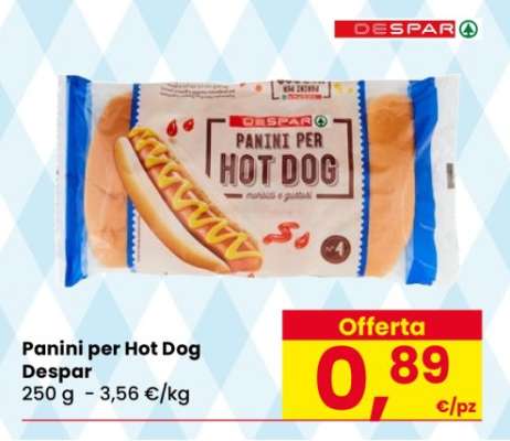 PANINI PER HOT DOG DESPAR