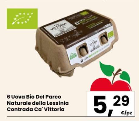 6 Uova Bio Del Parco Naturale della Lessinia Contrada Ca' Vittoria
