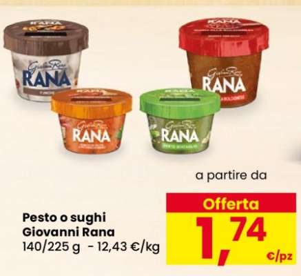 Pesto o sughi Giovanni Rana