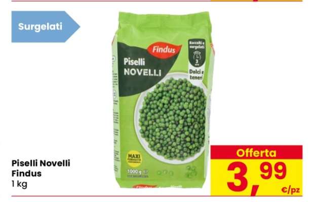 Piselli Novelli Findus