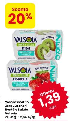 Yosoi assortito Zero Zuccheri Bontà e Salute Valsoia