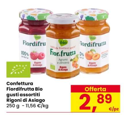 Confettura Fiordifrutta Bio gusti assortiti