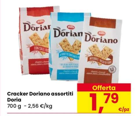 Cracker Doriano assortiti