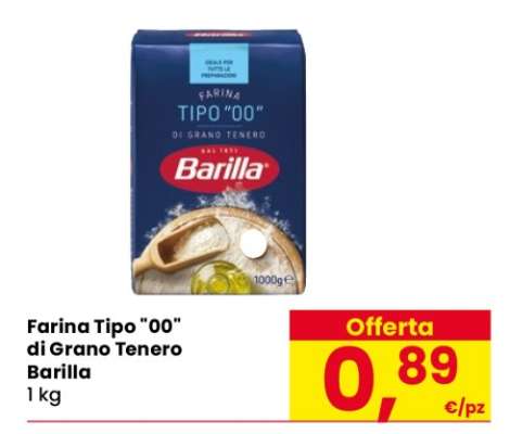 Farina Tipo "00" di Grano Tenero Barilla