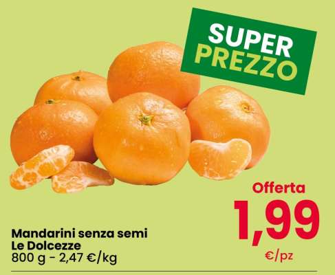 Mandarini senza semi