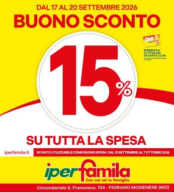 Volantino Famila - 17/9/2026 - 7/10/2026.