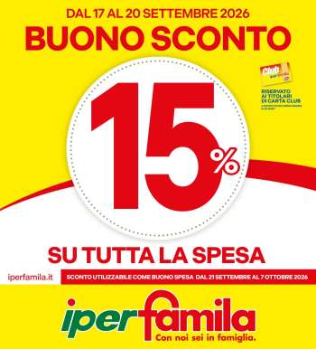Volantino Famila - 17/9/2026 - 7/10/2026.