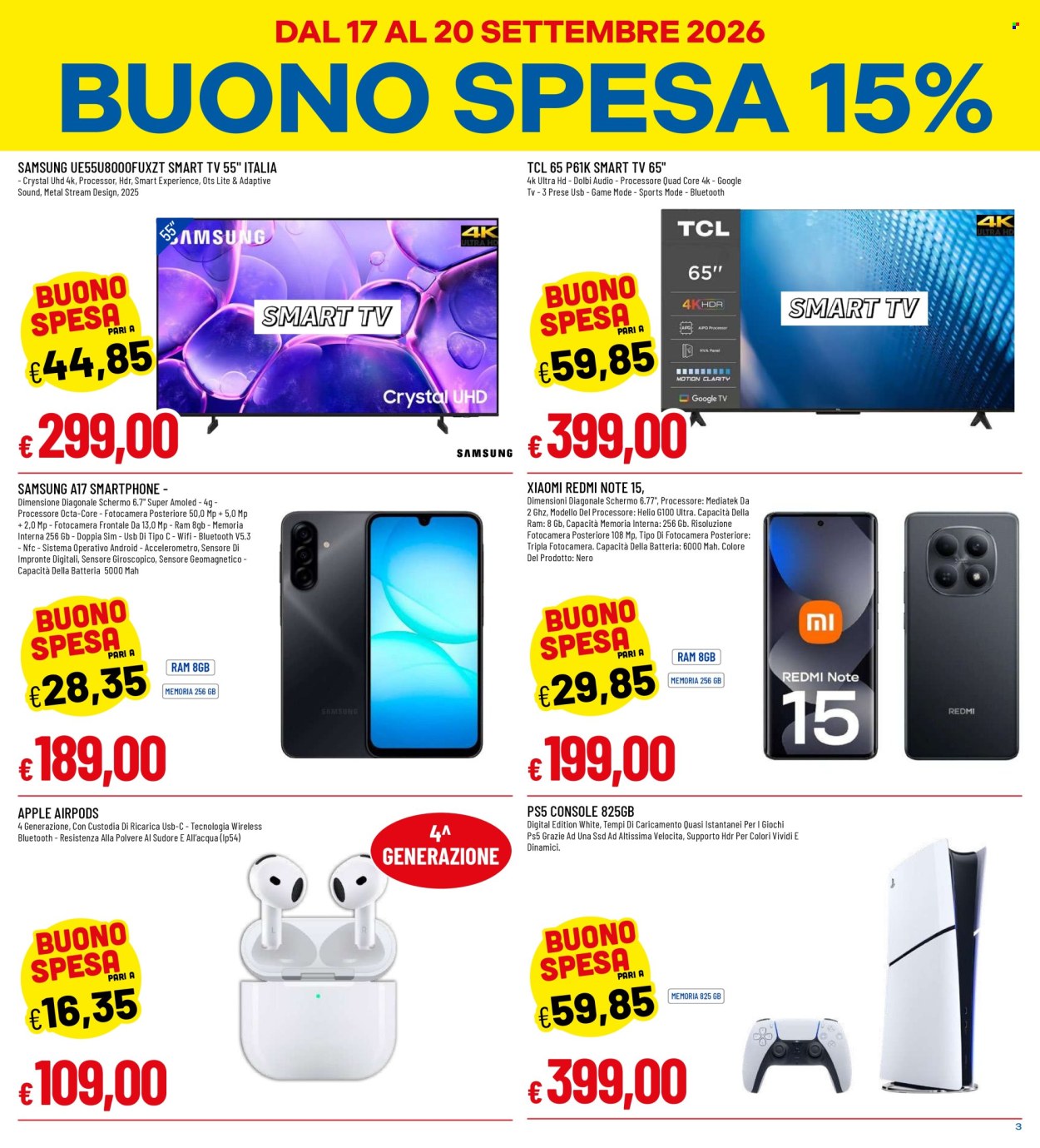 Volantino Famila - 17/9/2026 - 7/10/2026. Pagina 3