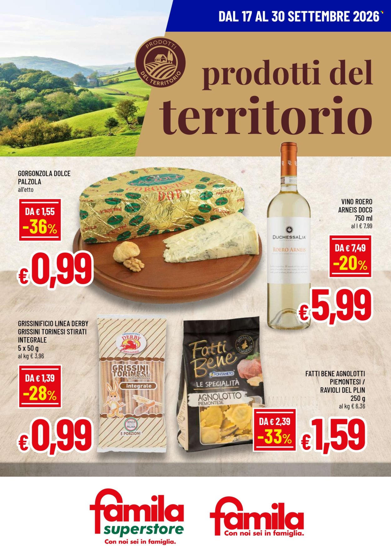 Volantino Famila - 17/9/2026 - 30/9/2026. Pagina 1