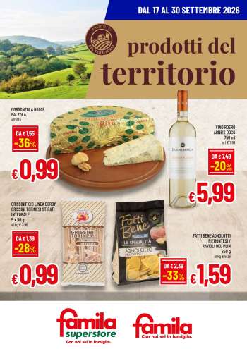 Volantino Famila - 17/9/2026 - 30/9/2026.