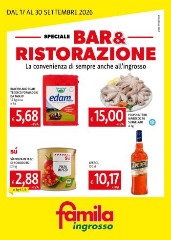 Volantino Famila - 17/9/2026 - 30/9/2026.
