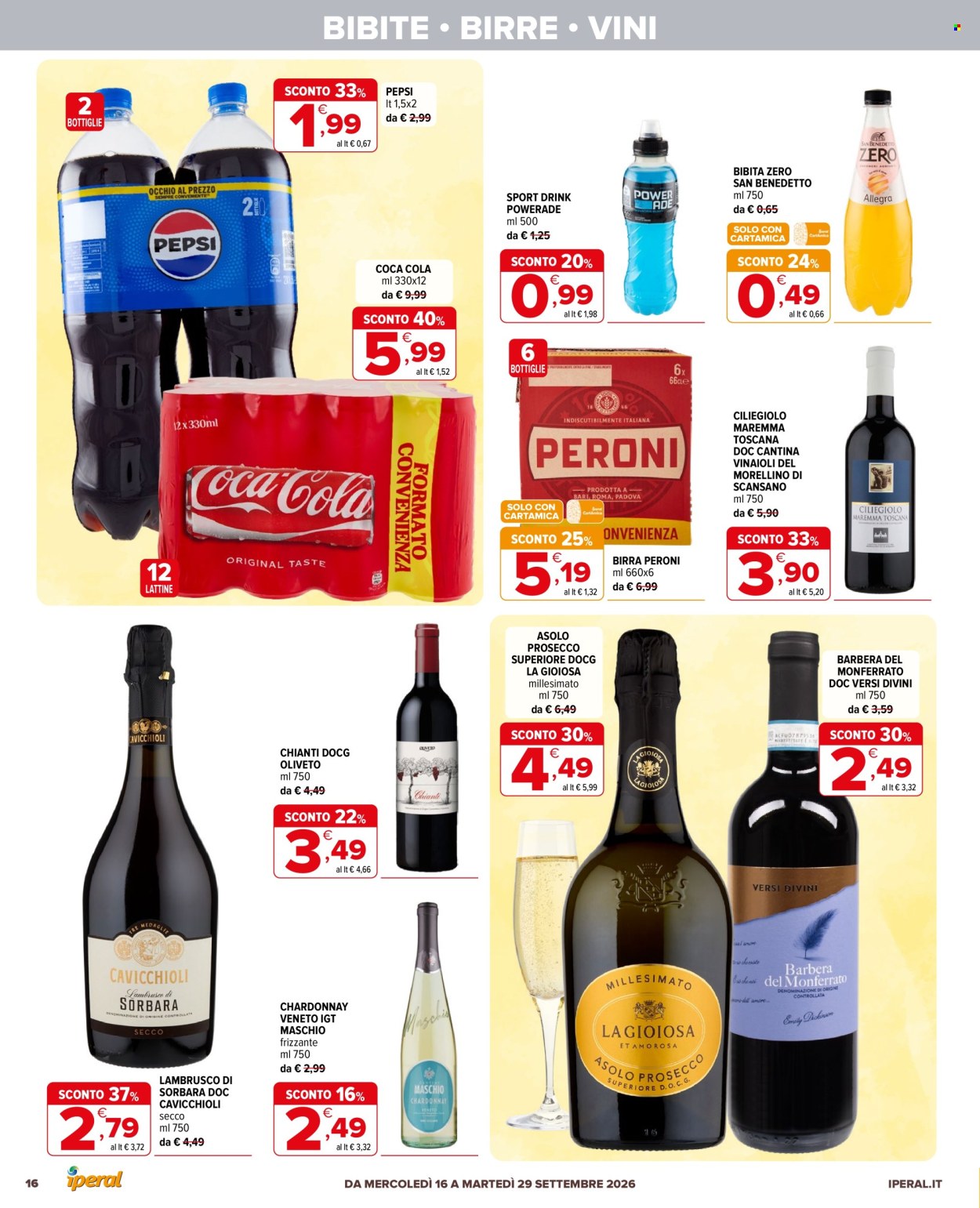 Volantino Iperal - 16/9/2026 - 29/9/2026. Pagina 16