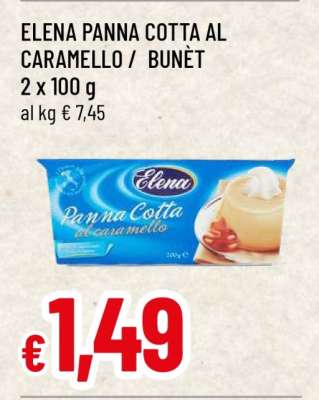 ELENA PANNA COTTA AL CARAMELLO / BUNET