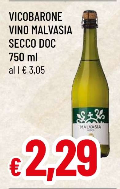 VICOBARONE VINO MALVASIA SECCO DOC