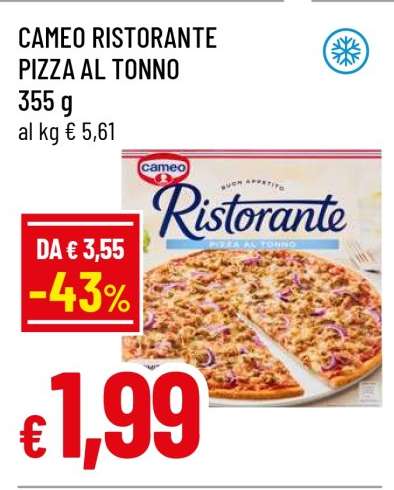 CAMEO RISTORANTE Pizza al tonno