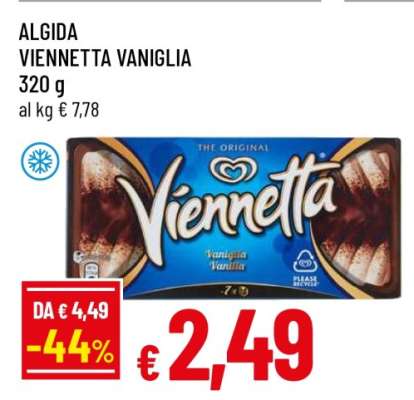 ALGIDA Viennetta vaniglia
