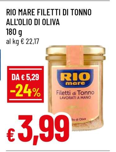 RIO MARE Filetti di Tonno all’olio di oliva