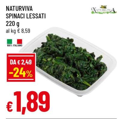 NATURVIVA SPINACI LESSATI