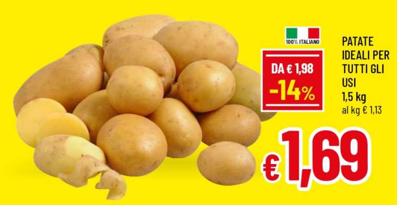 PATATE IDEALI PER TUTTI GLI USI