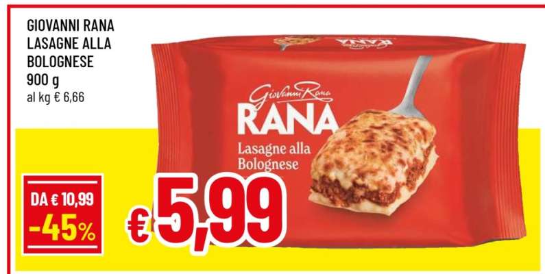 GIOVANNI RANA LASAGNE ALLA BOLOGNESE